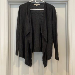 Loft dark grey cardigan size small